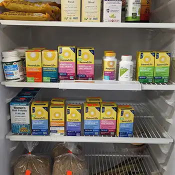 A photo of Probiotics in the fridge at Beyond Nutrition